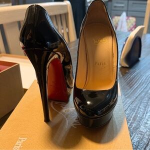 Christian Louboutin Black Patent Heels